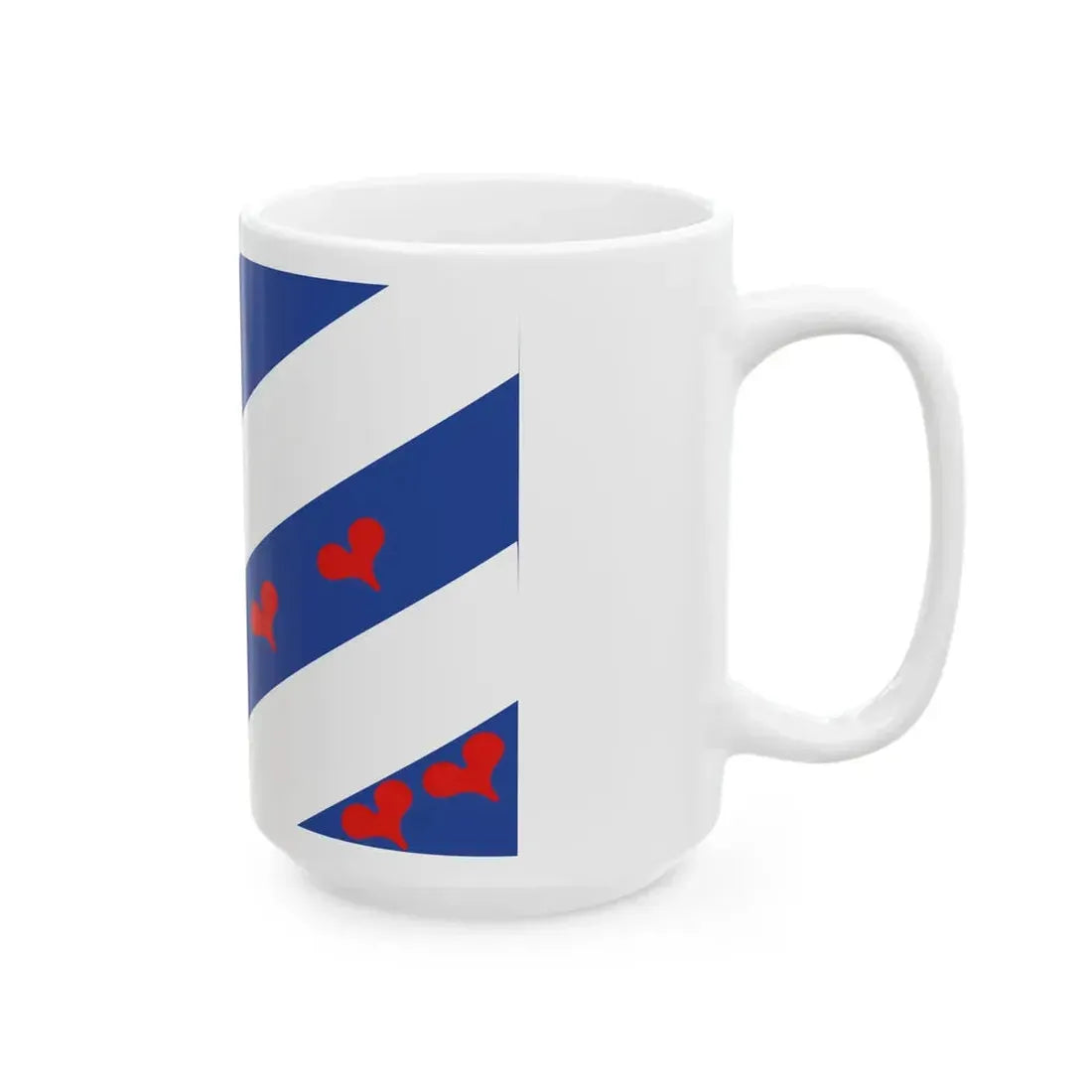 Flag of Ommelanden 1474 - 1555 (Netherlands) White Coffee Mug - Go Mug Yourself