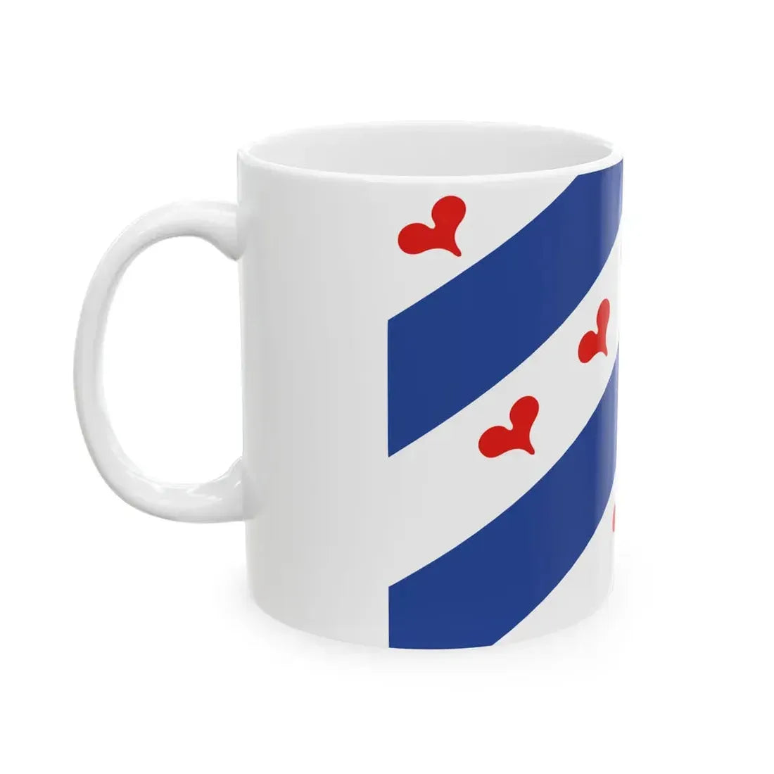 Flag of Ommelanden 1555 - c.1582 (Netherlands) White Coffee Mug - Go Mug Yourself