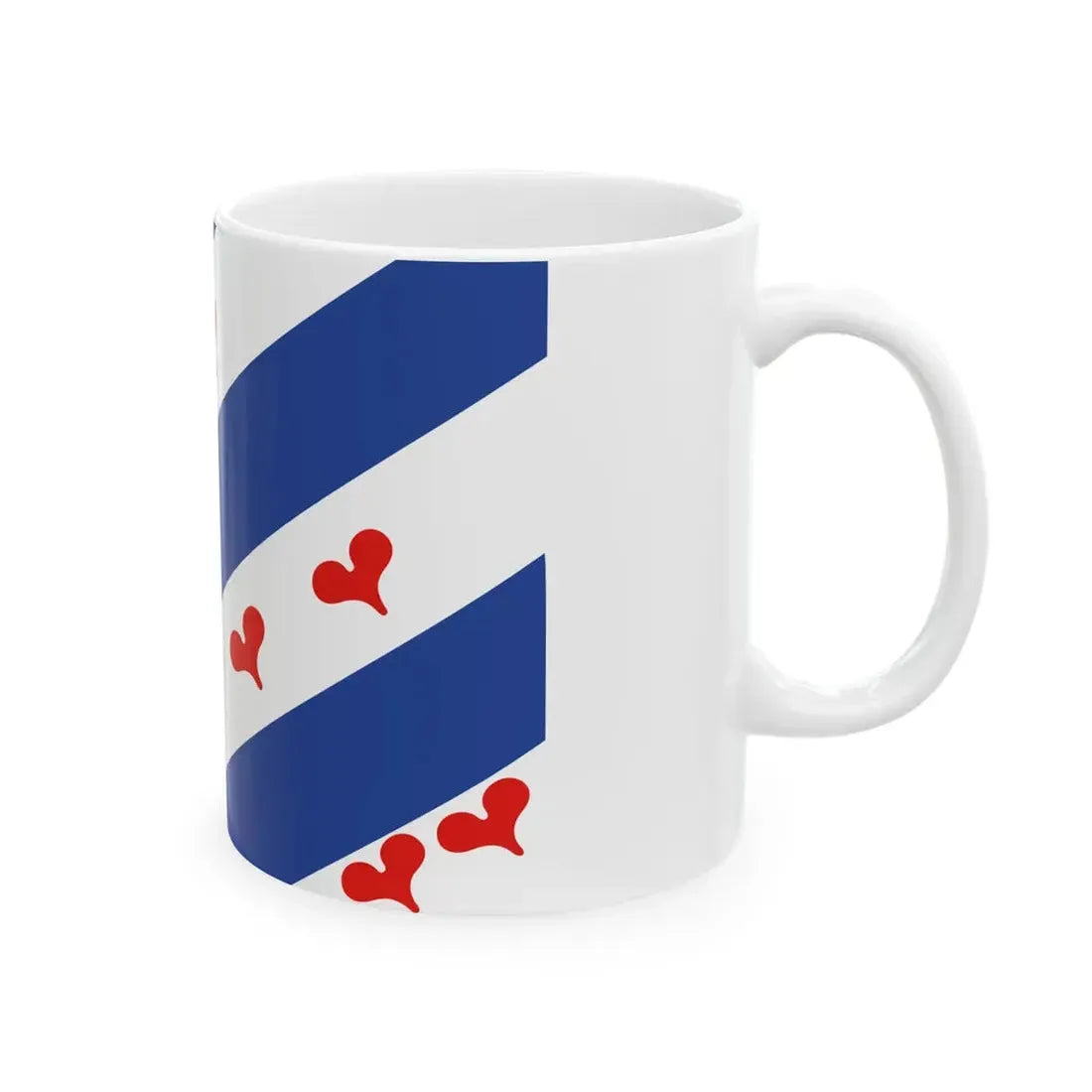 Flag of Ommelanden 1555 - c.1582 (Netherlands) White Coffee Mug - Go Mug Yourself