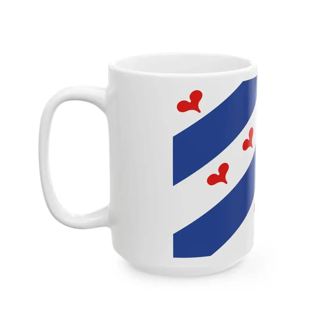 Flag of Ommelanden 1555 - c.1582 (Netherlands) White Coffee Mug - Go Mug Yourself