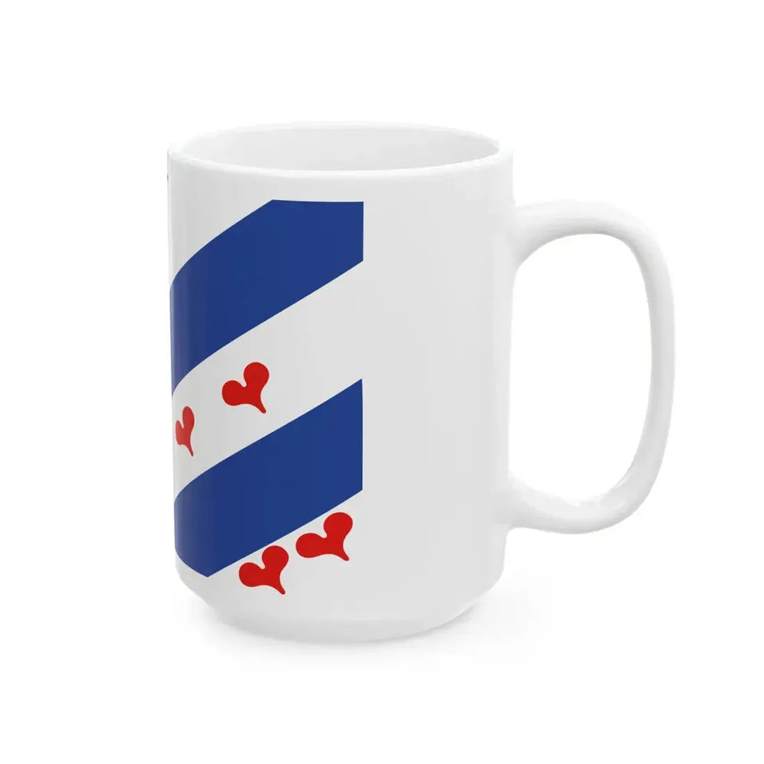 Flag of Ommelanden 1555 - c.1582 (Netherlands) White Coffee Mug - Go Mug Yourself
