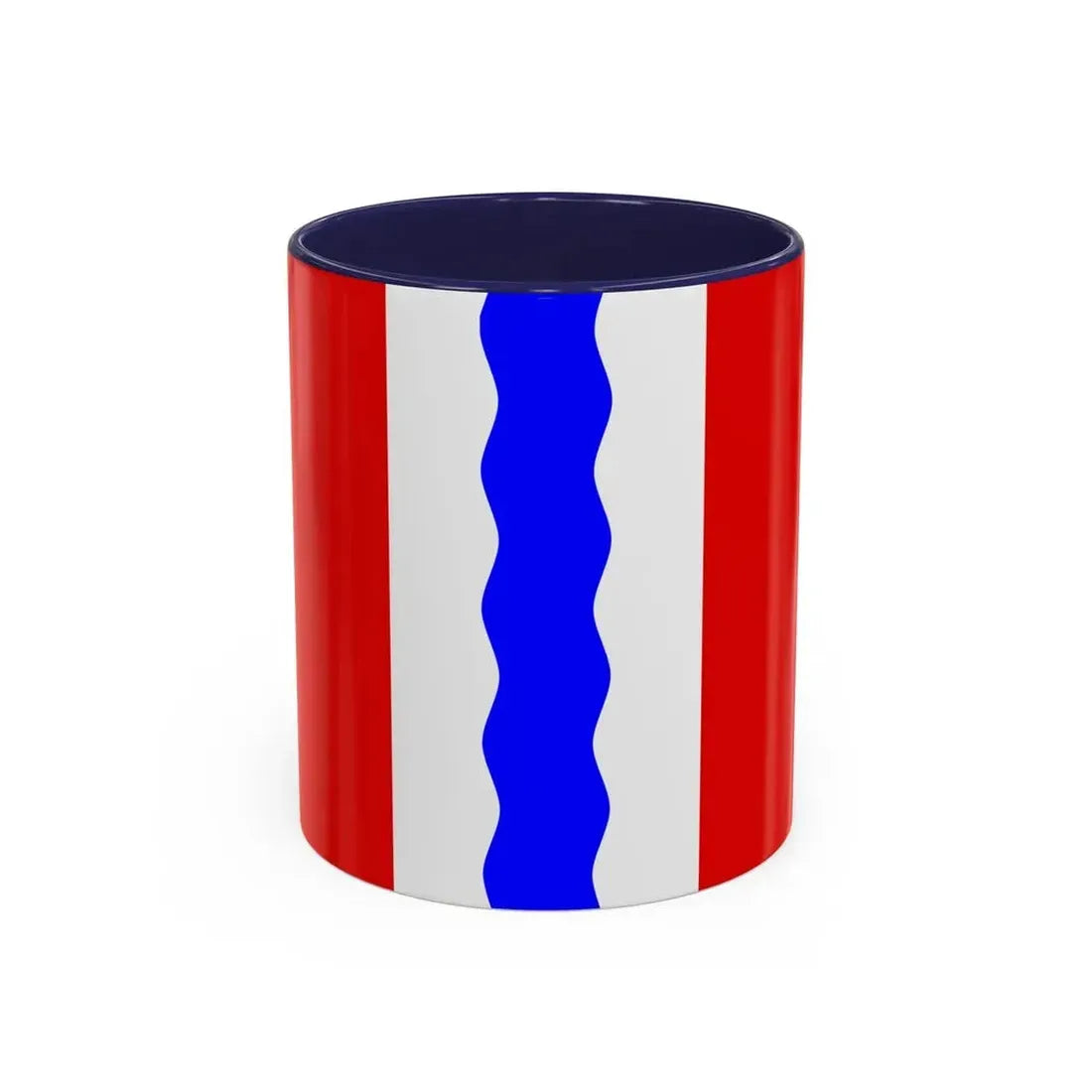 Flag of Omsk Oblast Russia - Accent Coffee Mug 11oz Navy - Go Mug Yourself