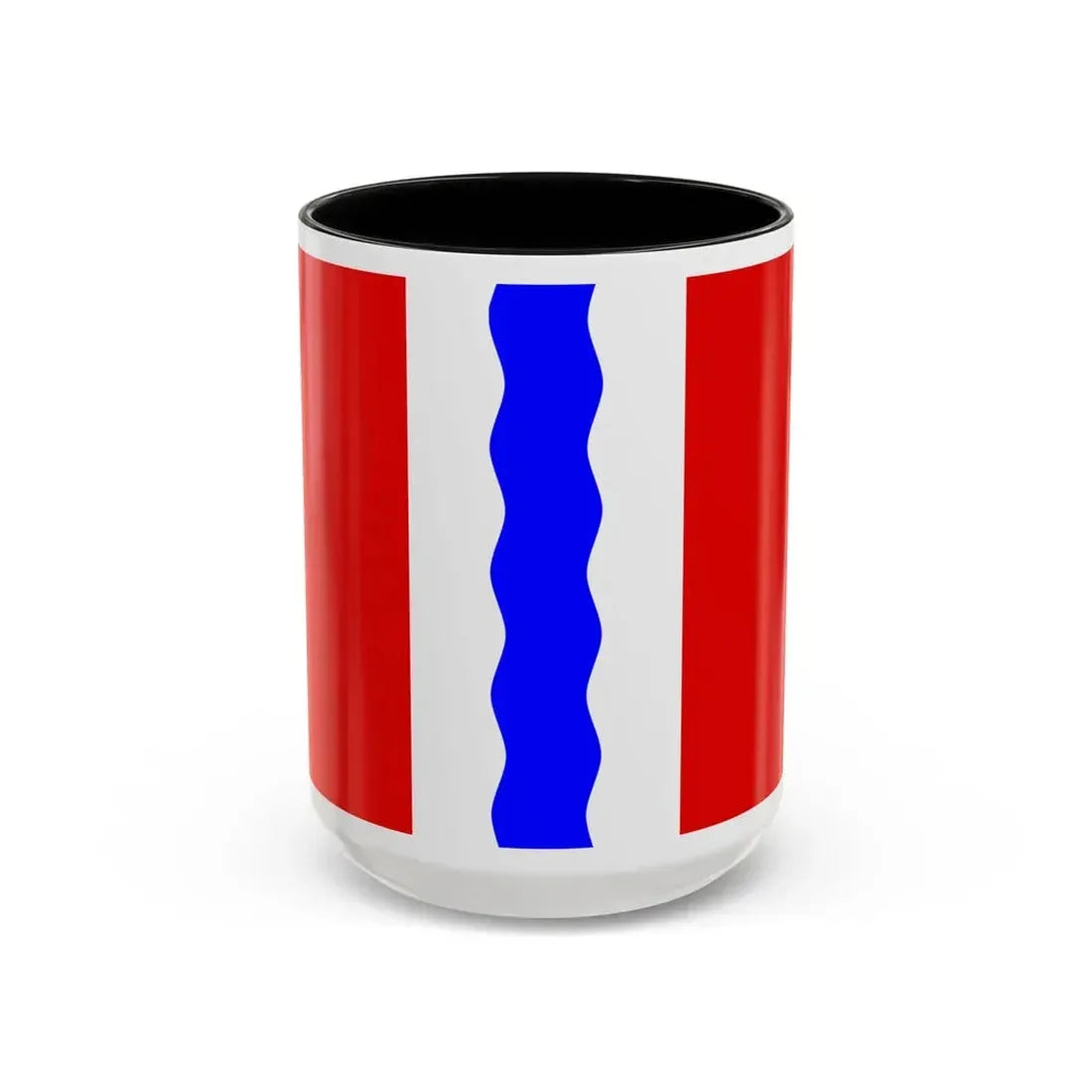 Flag of Omsk Oblast Russia - Accent Coffee Mug 15oz Black - Go Mug Yourself