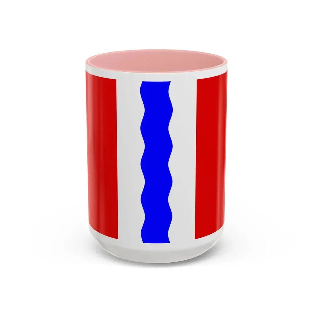Flag of Omsk Oblast Russia - Accent Coffee Mug 15oz Pink - Go Mug Yourself