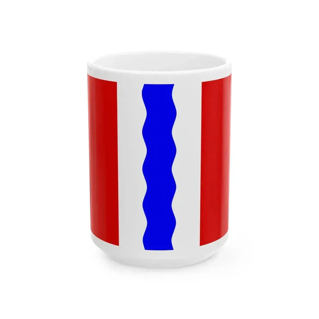 Flag of Omsk Oblast Russia - White Coffee Mug 15oz - Go Mug Yourself