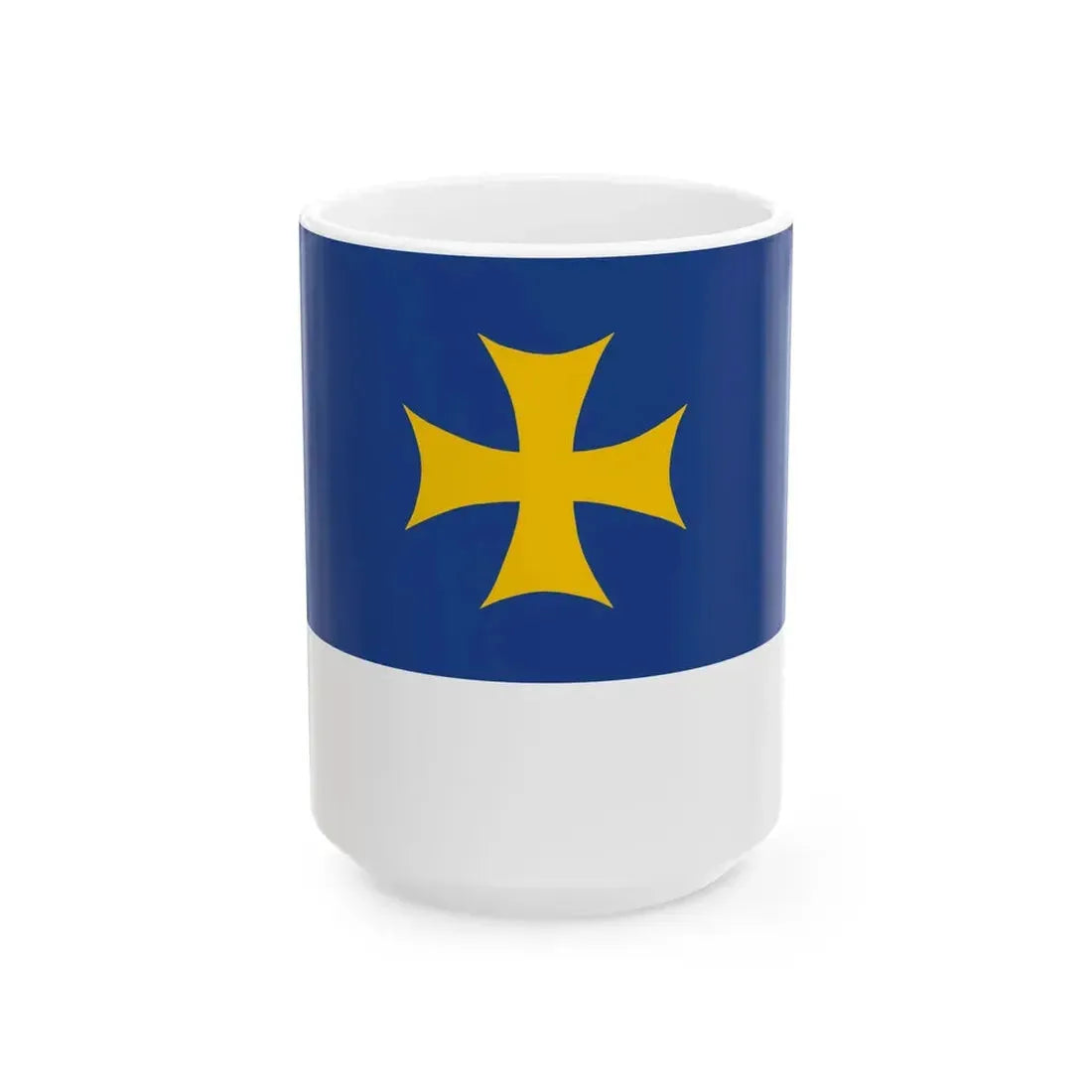 Flag of Oni Municipality (Georgia) White Coffee Mug 15oz - Go Mug Yourself