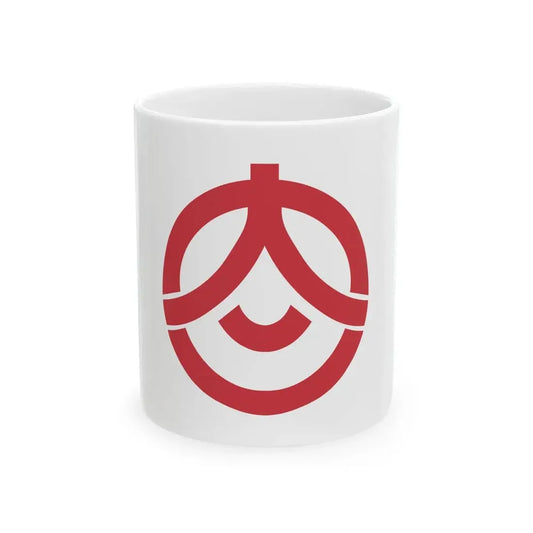 Flag of Onjuku Chiba (Japan) White Coffee Mug 11oz - Go Mug Yourself