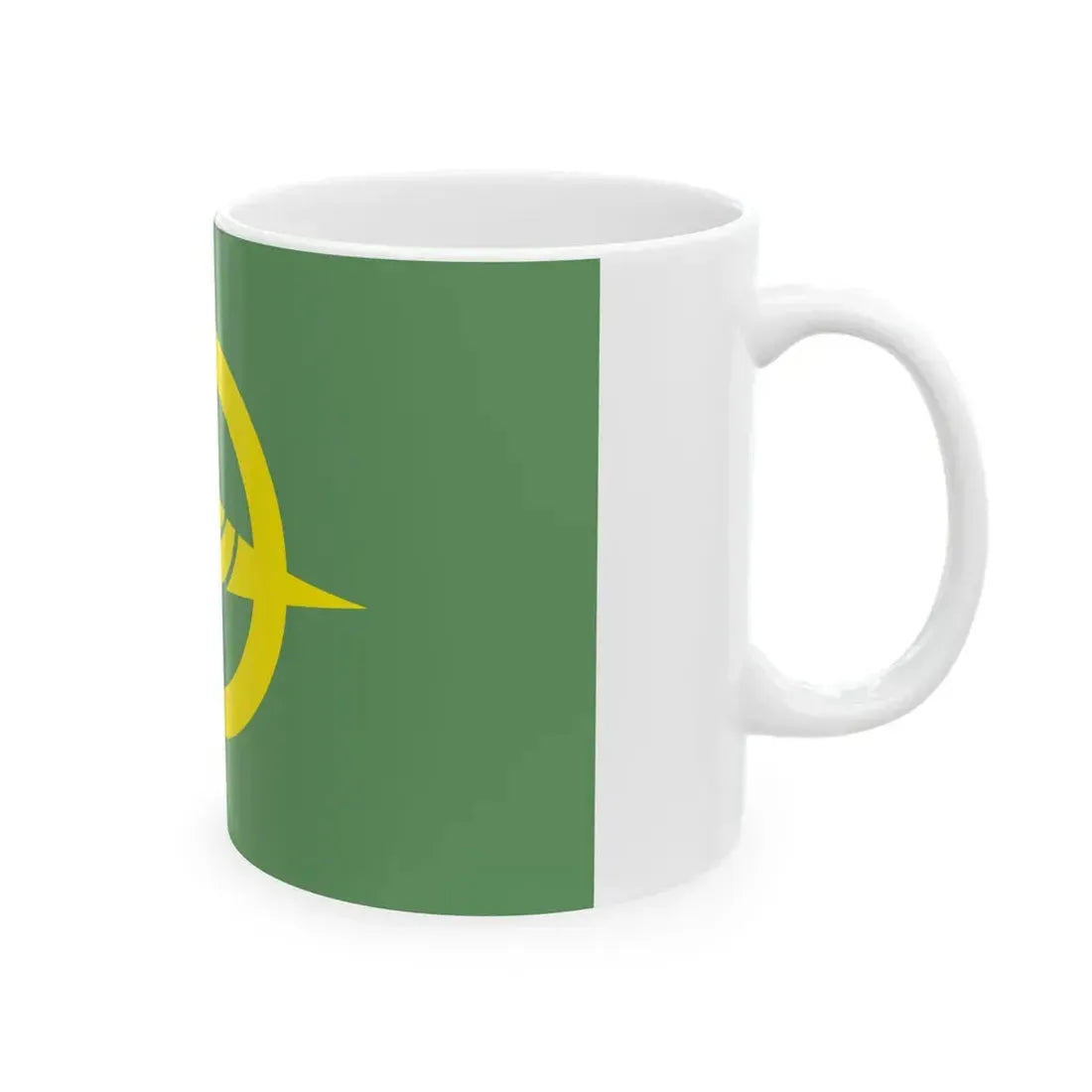 Flag of Onna Okinawa (Japan) White Coffee Mug - Go Mug Yourself