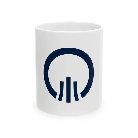 Flag of Ono Fukushima (Japan) White Coffee Mug 11oz - Go Mug Yourself