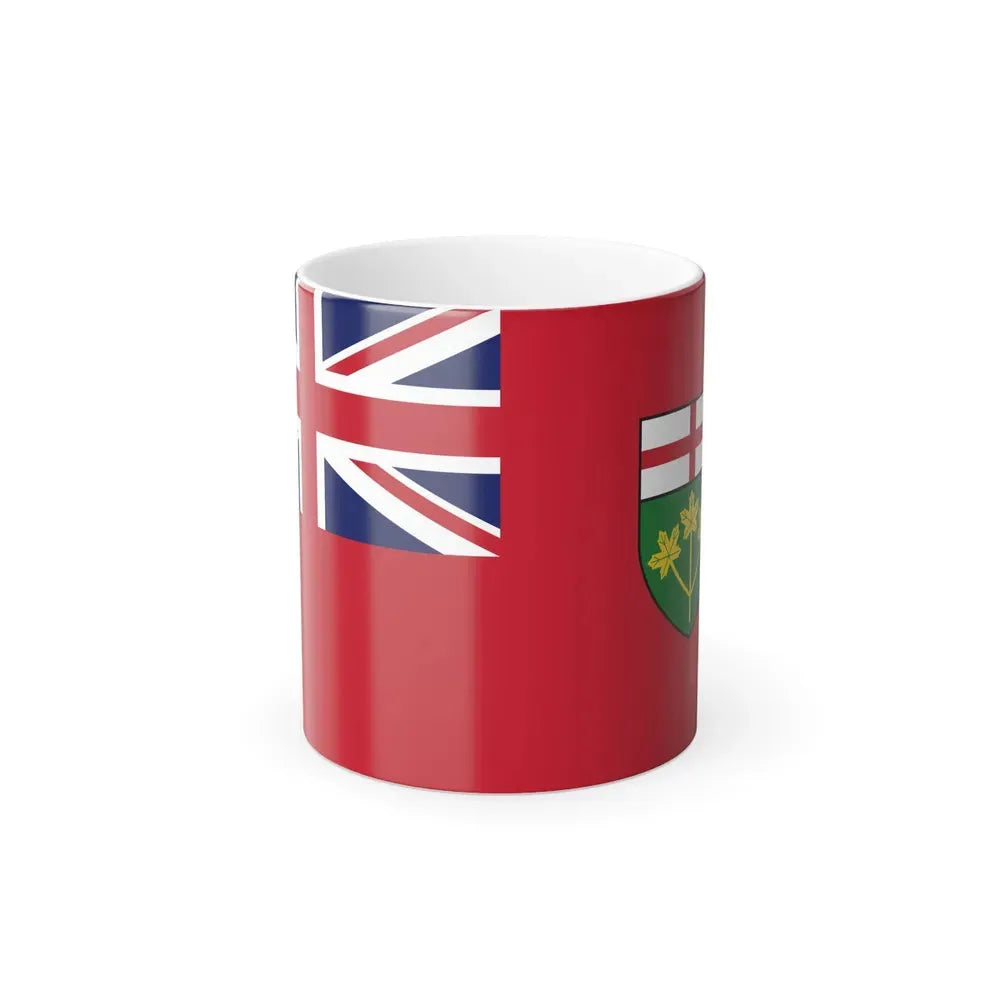Flag of Ontario Canada - Color Changing Coffee Mug 11oz - Go Mug Yourself