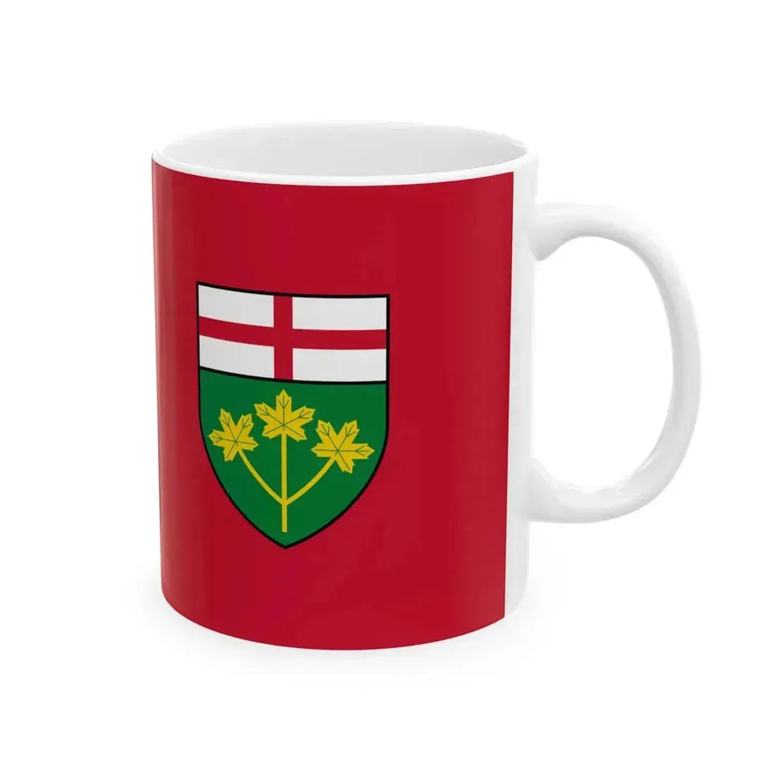 Flag of Ontario (Canada) White Coffee Mug - Go Mug Yourself