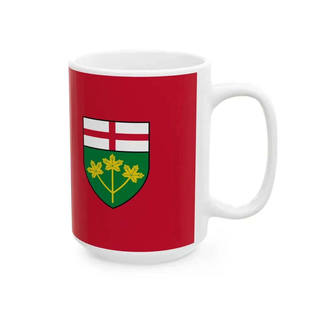 Flag of Ontario (Canada) White Coffee Mug - Go Mug Yourself