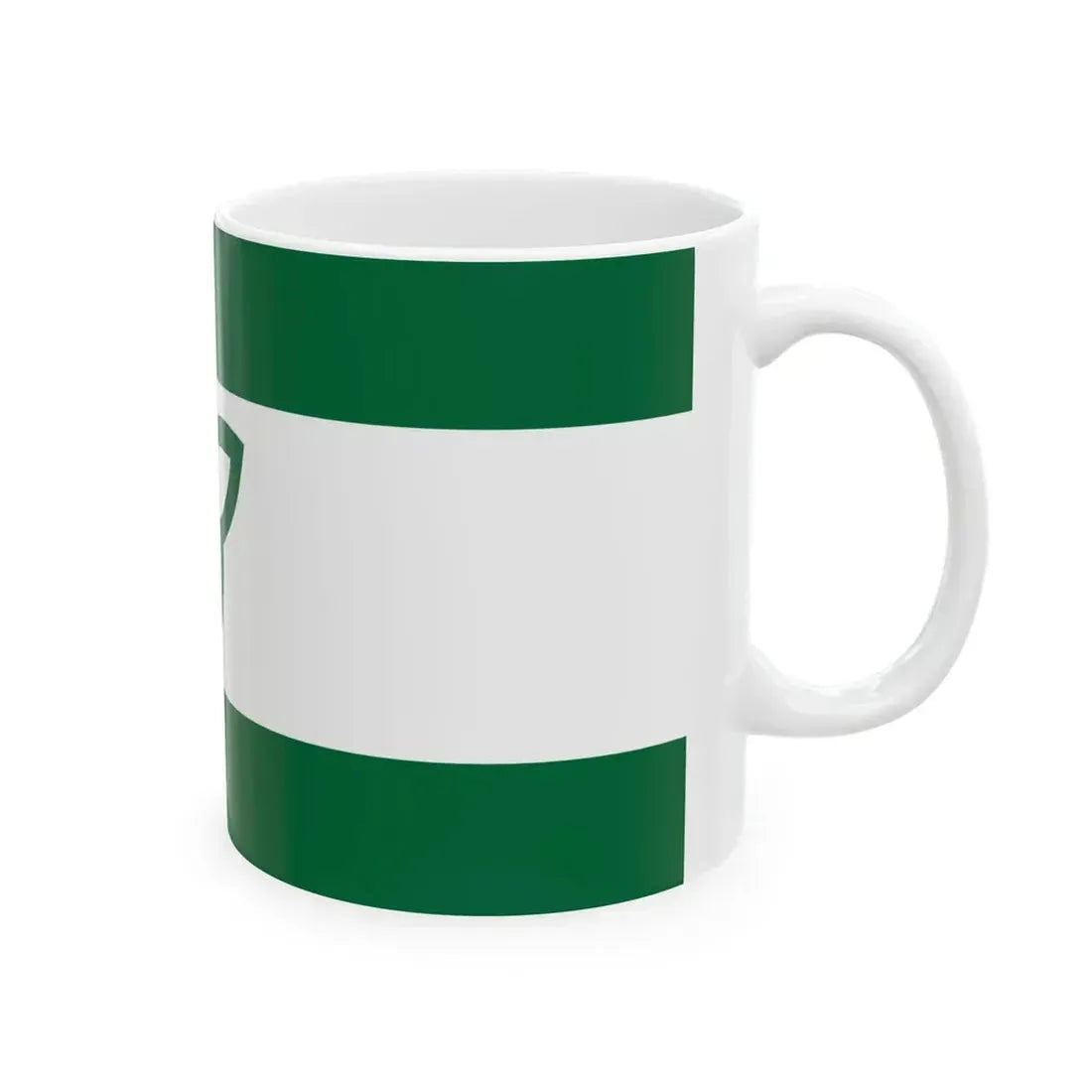Flag of Ontario Green Ensign (Canada) White Coffee Mug - Go Mug Yourself