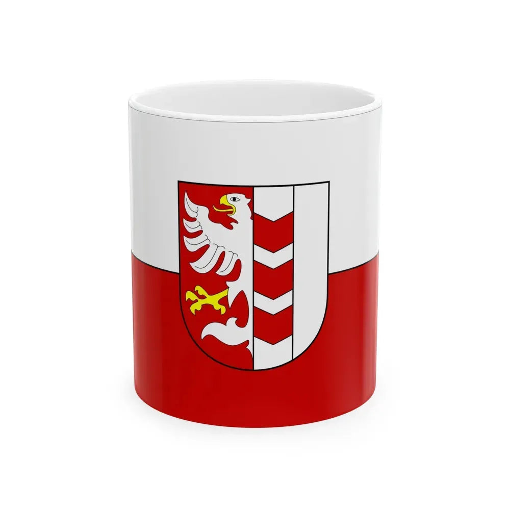 Flag of Opava Czech Republic - White Coffee Mug 11oz - Go Mug Yourself
