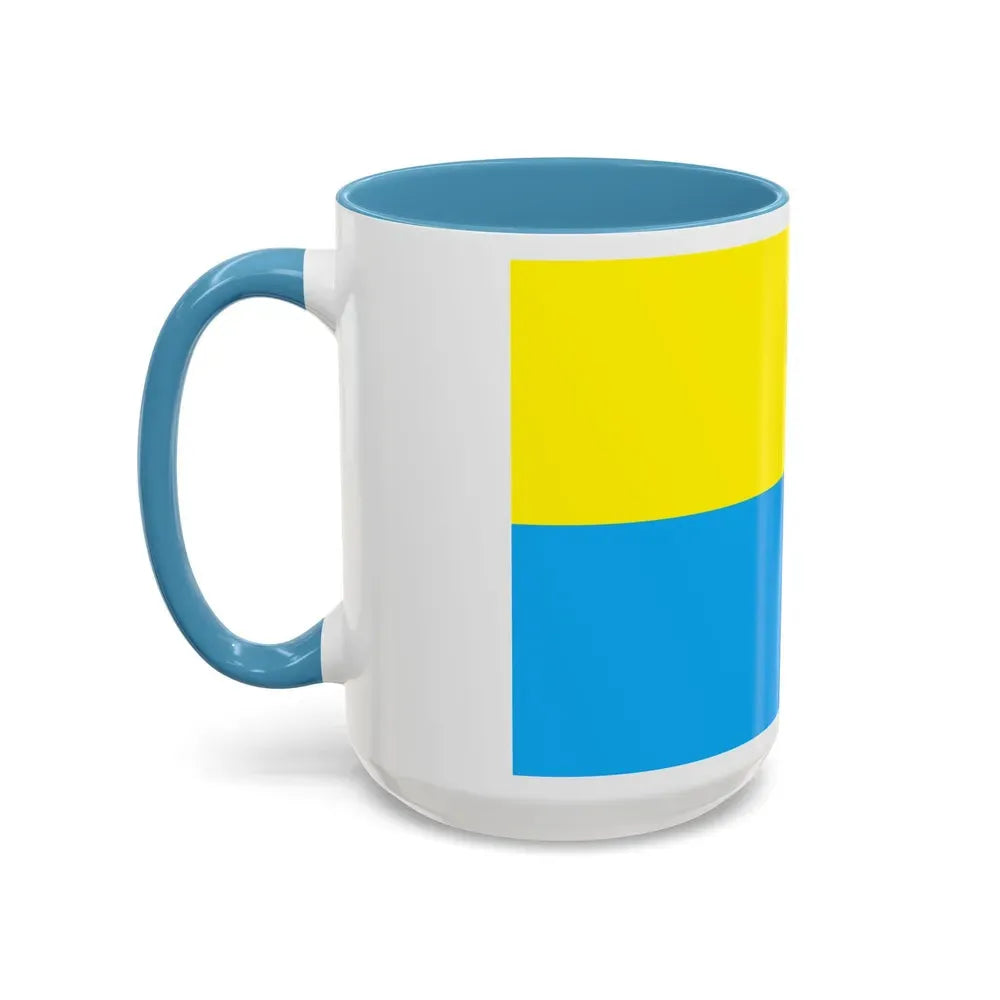 Flag of Opole Poland - Accent Coffee Mug - Go Mug Yourself