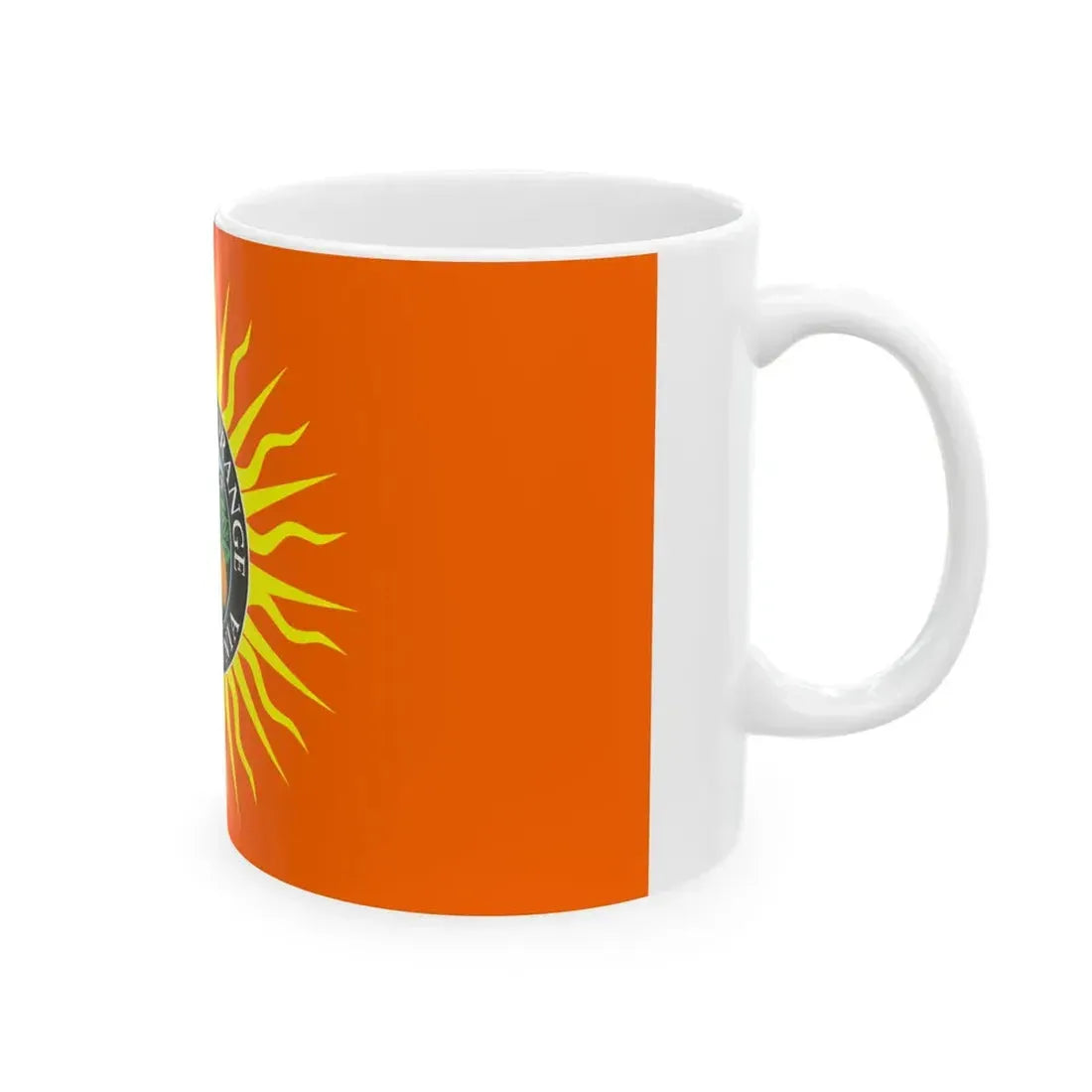 Flag of Orange County California (United States) White Coffee Mug - Go Mug Yourself