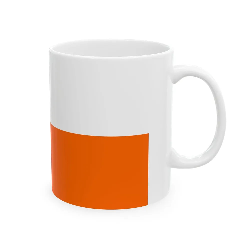 Flag of Orange County Texas (United States) White Coffee Mug - Go Mug Yourself