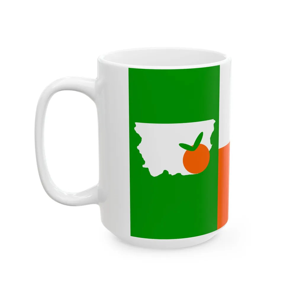 Flag of Orange County Texas (United States) White Coffee Mug - Go Mug Yourself