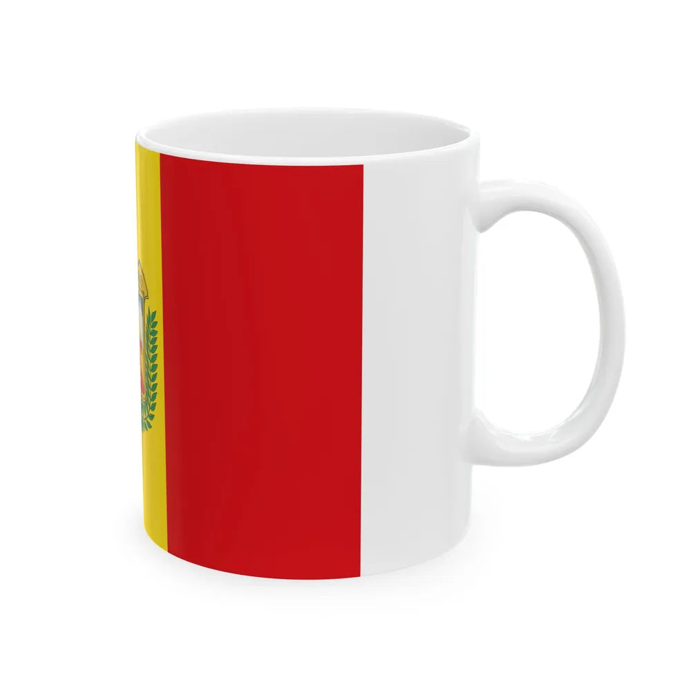 Flag of Ordino (Andorra) White Coffee Mug - Go Mug Yourself