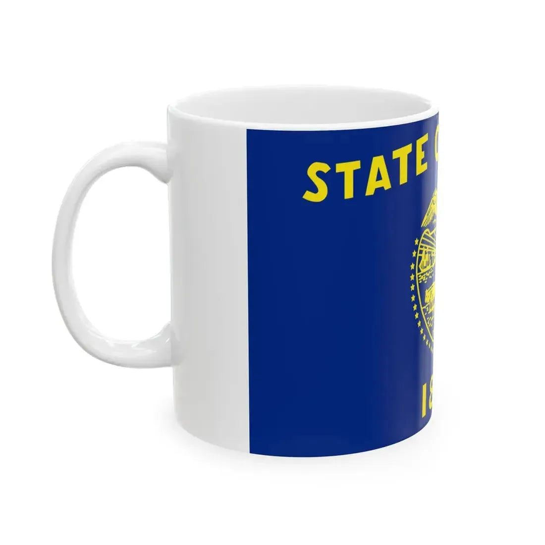 Flag of Oregon 3-2 (United States) White Coffee Mug - Go Mug Yourself
