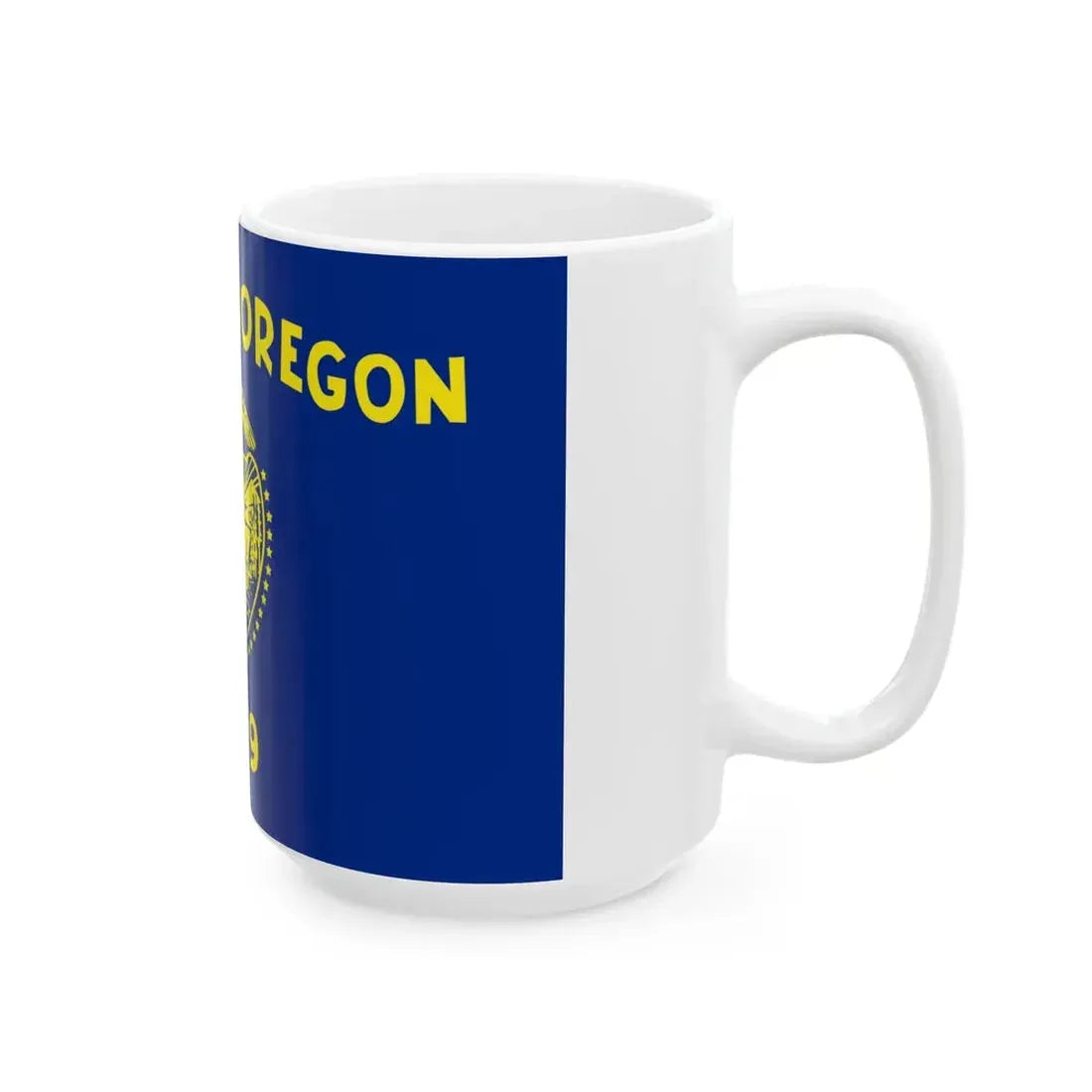 Flag of Oregon 3-2 (United States) White Coffee Mug - Go Mug Yourself