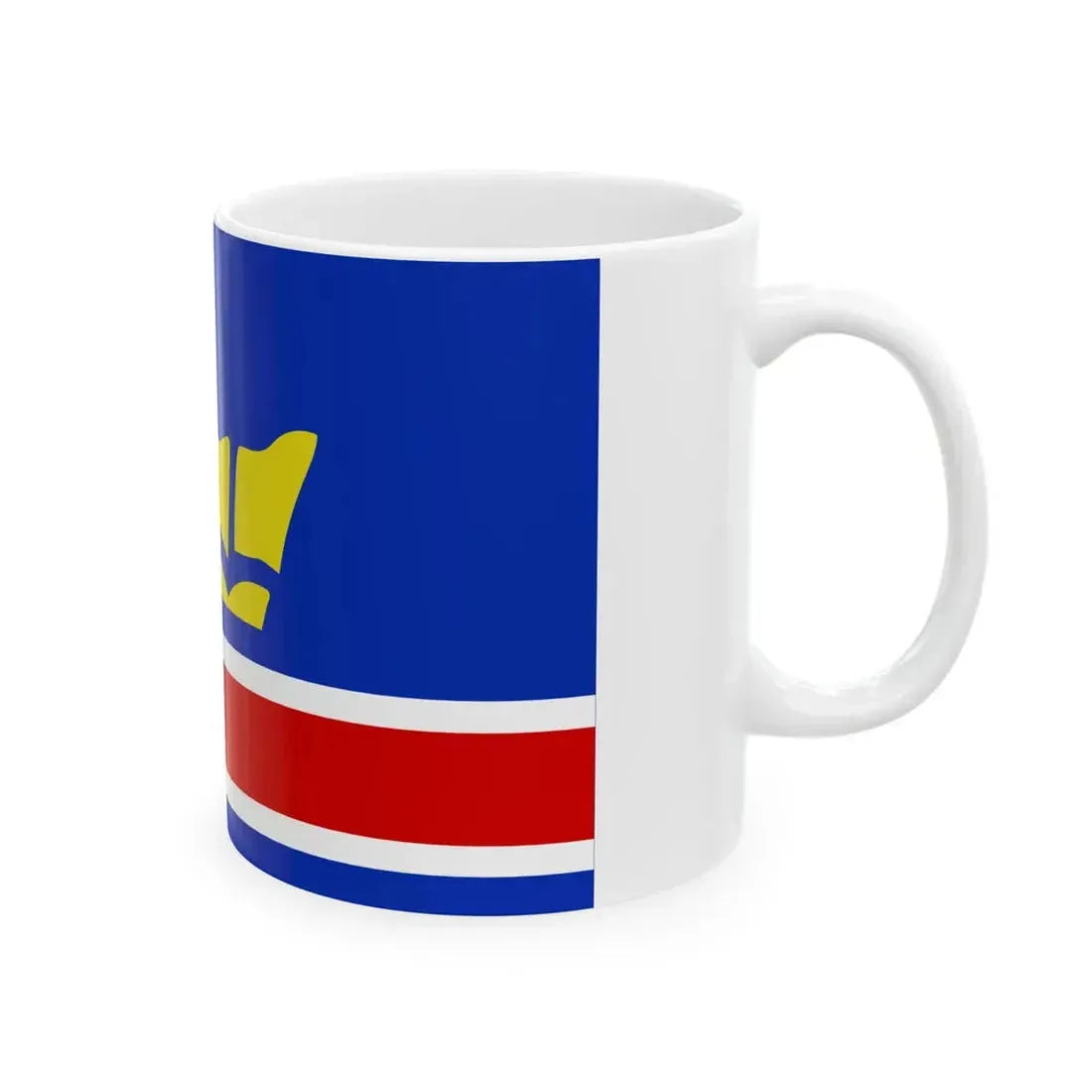 Flag of Oregon proposal Eddy Lyons (United States) White Coffee Mug - Go Mug Yourself