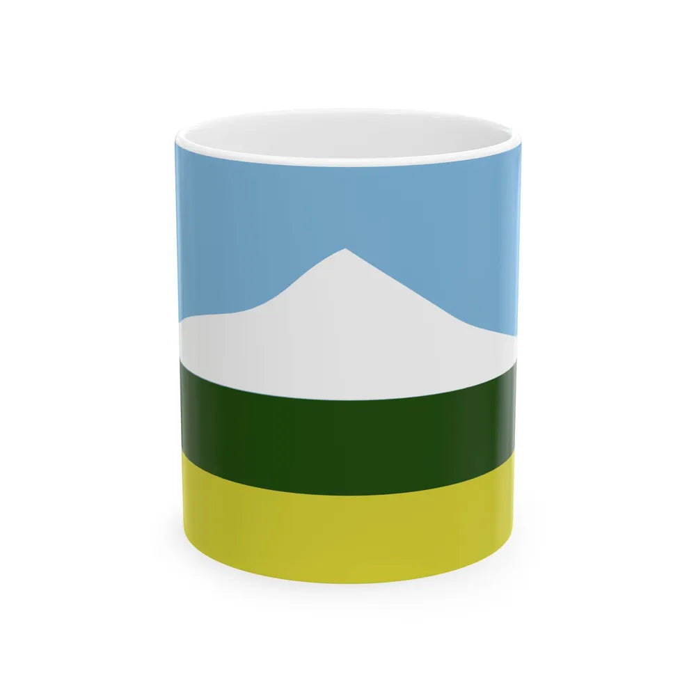 Flag of Oregon proposal Gerald H. Black (United States) White Coffee Mug 11oz - Go Mug Yourself