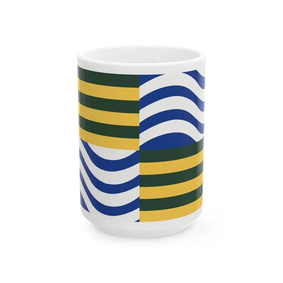 Flag of Oregon proposal John Mothershead (United States) White Coffee Mug 15oz - Go Mug Yourself