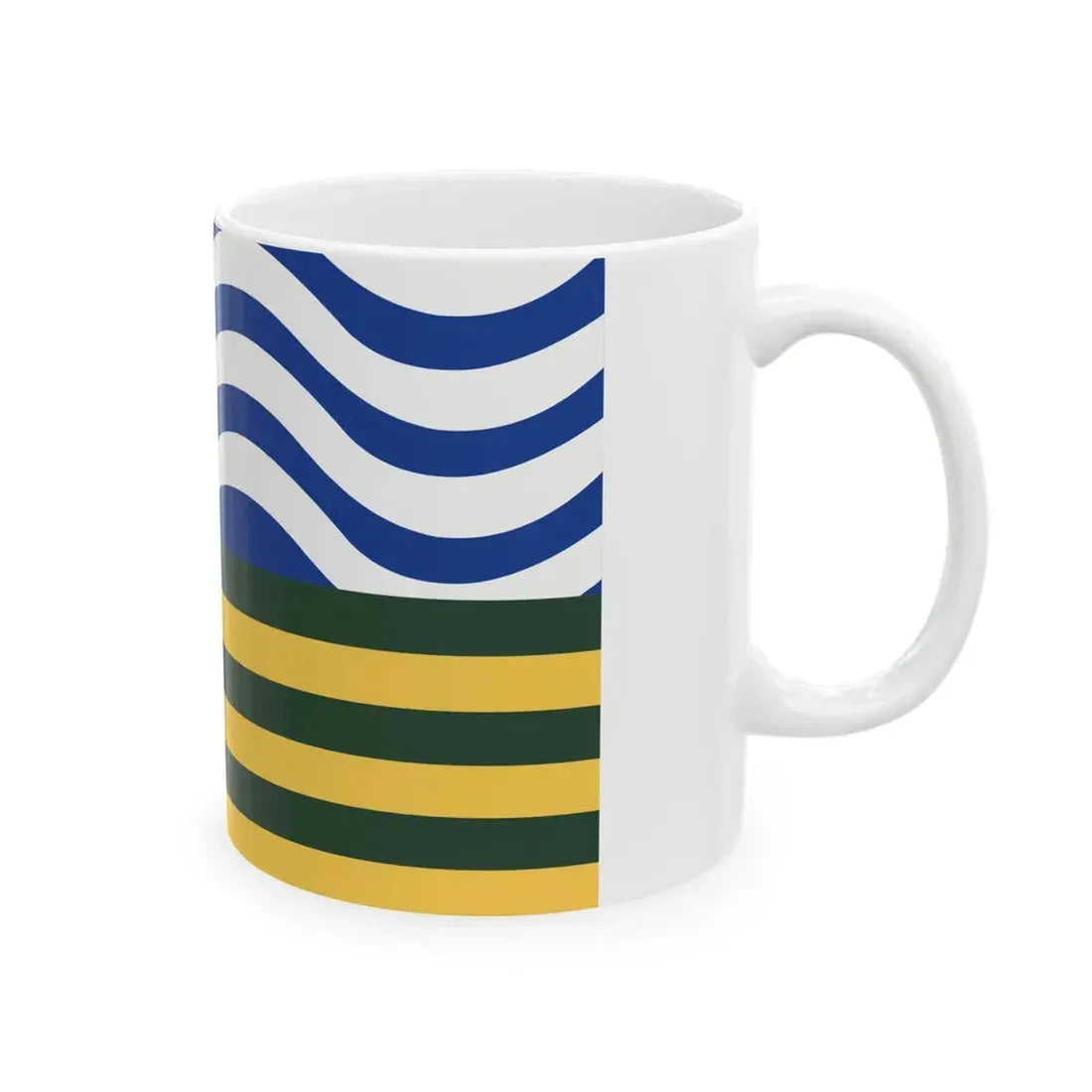 Flag of Oregon proposal John Mothershead (United States) White Coffee Mug - Go Mug Yourself