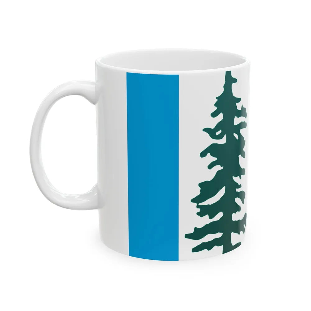 Flag of Oregon proposal Karen L. Azinger (United States) White Coffee Mug - Go Mug Yourself