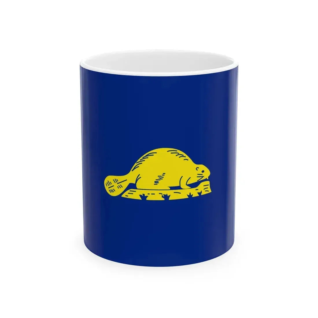 Flag of Oregon reverse 3-2 (United States) White Coffee Mug 11oz - Go Mug Yourself