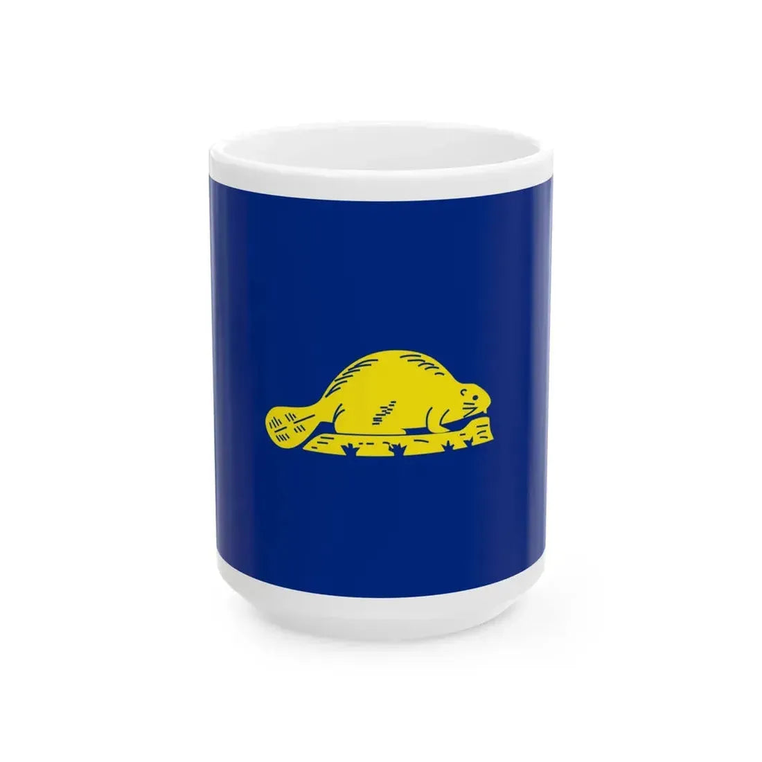 Flag of Oregon reverse 3-2 (United States) White Coffee Mug 15oz - Go Mug Yourself