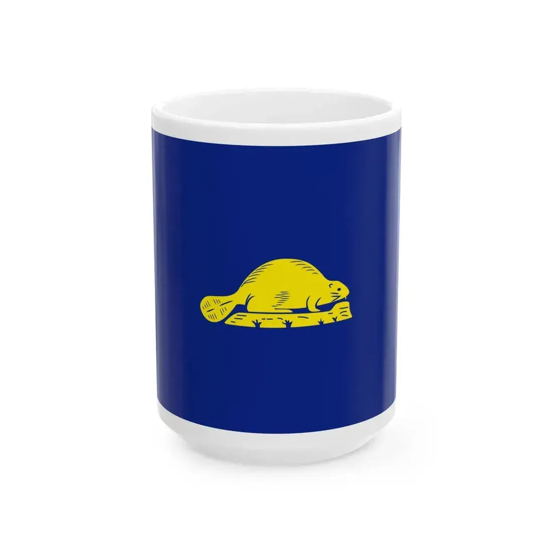 Flag of Oregon reverse (United States) White Coffee Mug 15oz - Go Mug Yourself