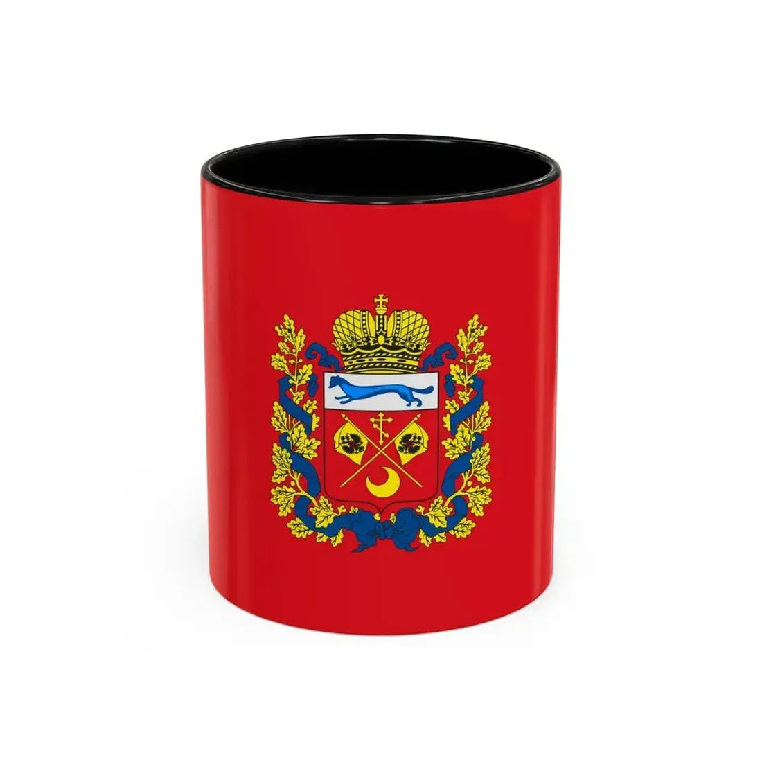 Flag of Orenburg Oblast Russia - Accent Coffee Mug 11oz Black - Go Mug Yourself