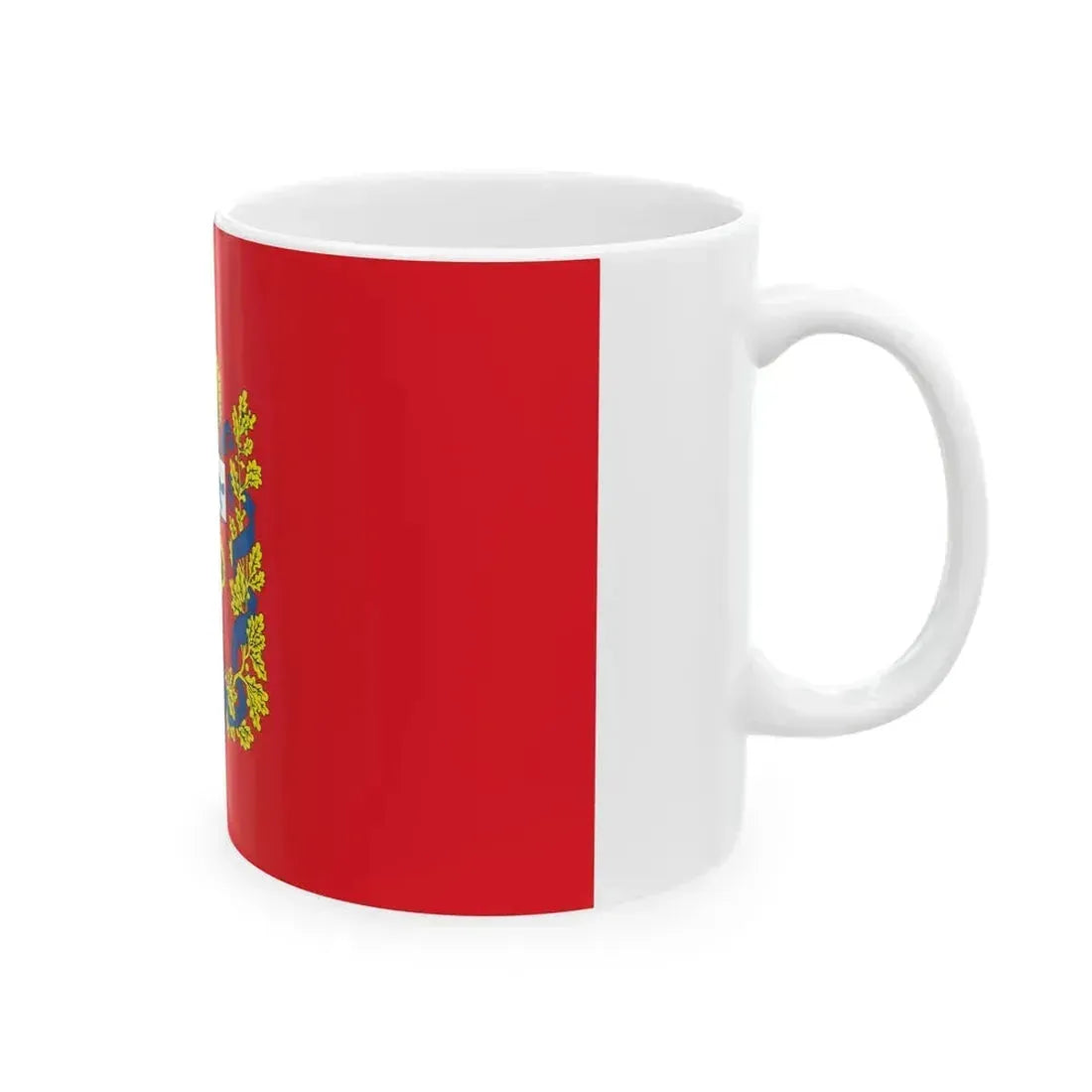 Flag of Orenburg Oblast (Russia) White Coffee Mug - Go Mug Yourself