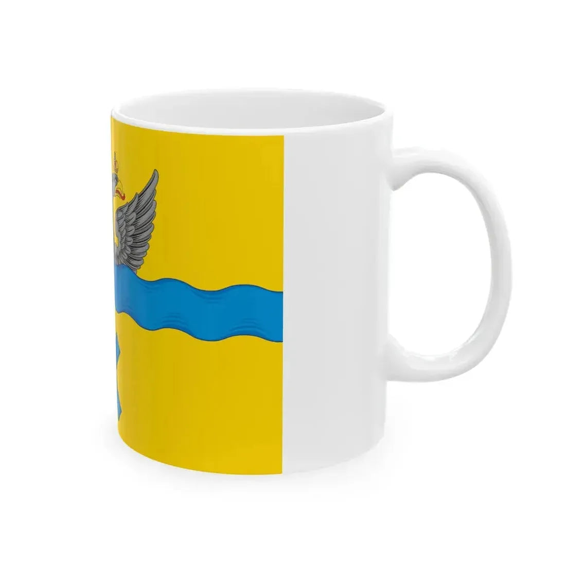 Flag of Orenburg Russia - White Coffee Mug - Go Mug Yourself