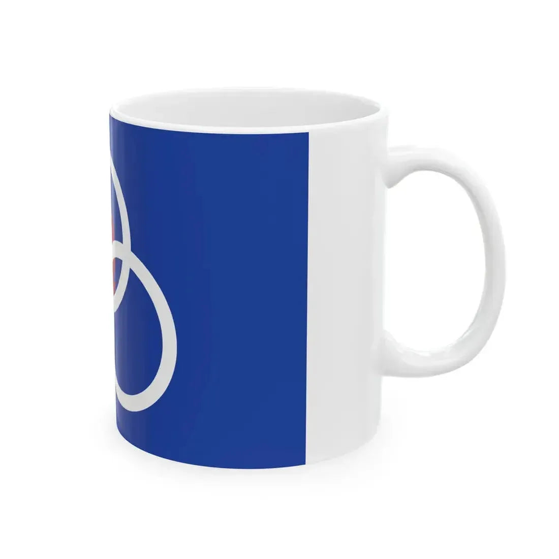 Flag of Orestes IN (India) White Coffee Mug - Go Mug Yourself