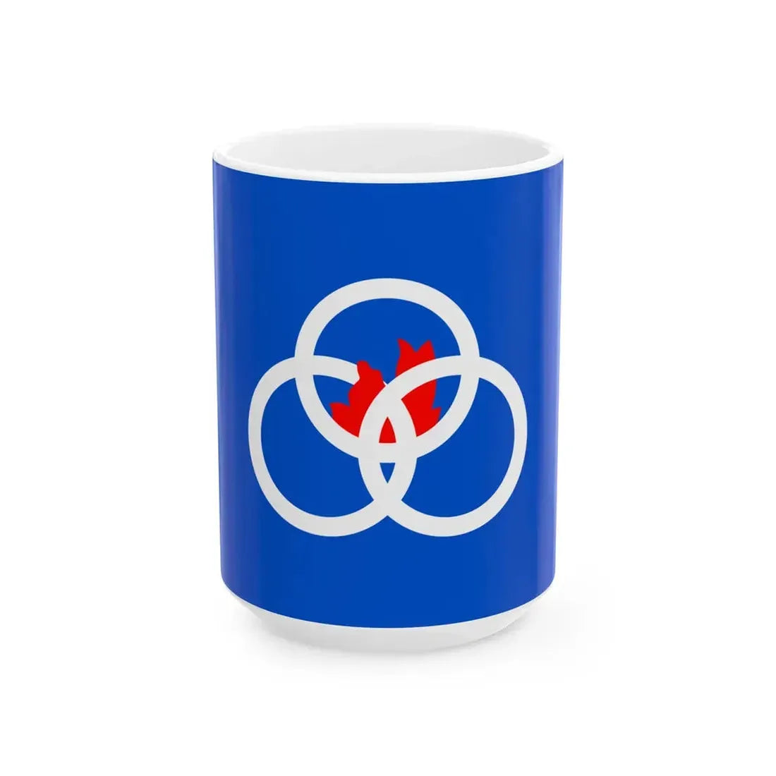 Flag of Orestes Indiana (India) White Coffee Mug 15oz - Go Mug Yourself