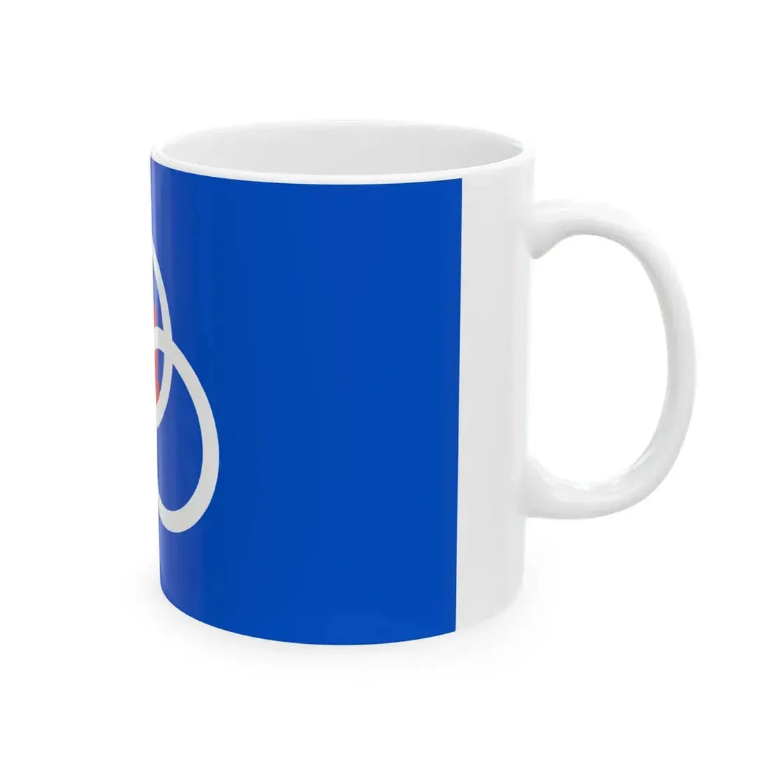 Flag of Orestes Indiana (India) White Coffee Mug - Go Mug Yourself