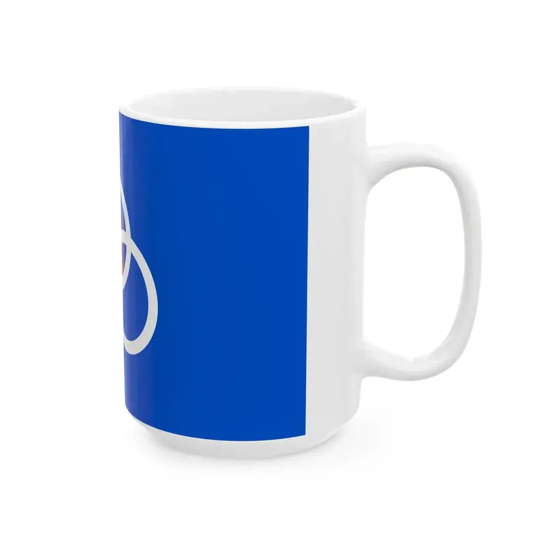 Flag of Orestes Indiana (India) White Coffee Mug - Go Mug Yourself