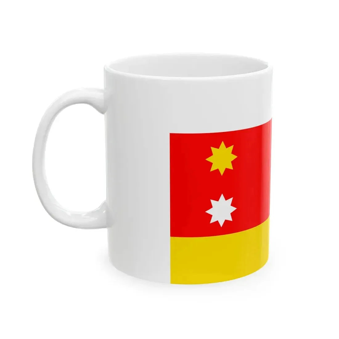 Flag of Orhei (Moldova) White Coffee Mug - Go Mug Yourself