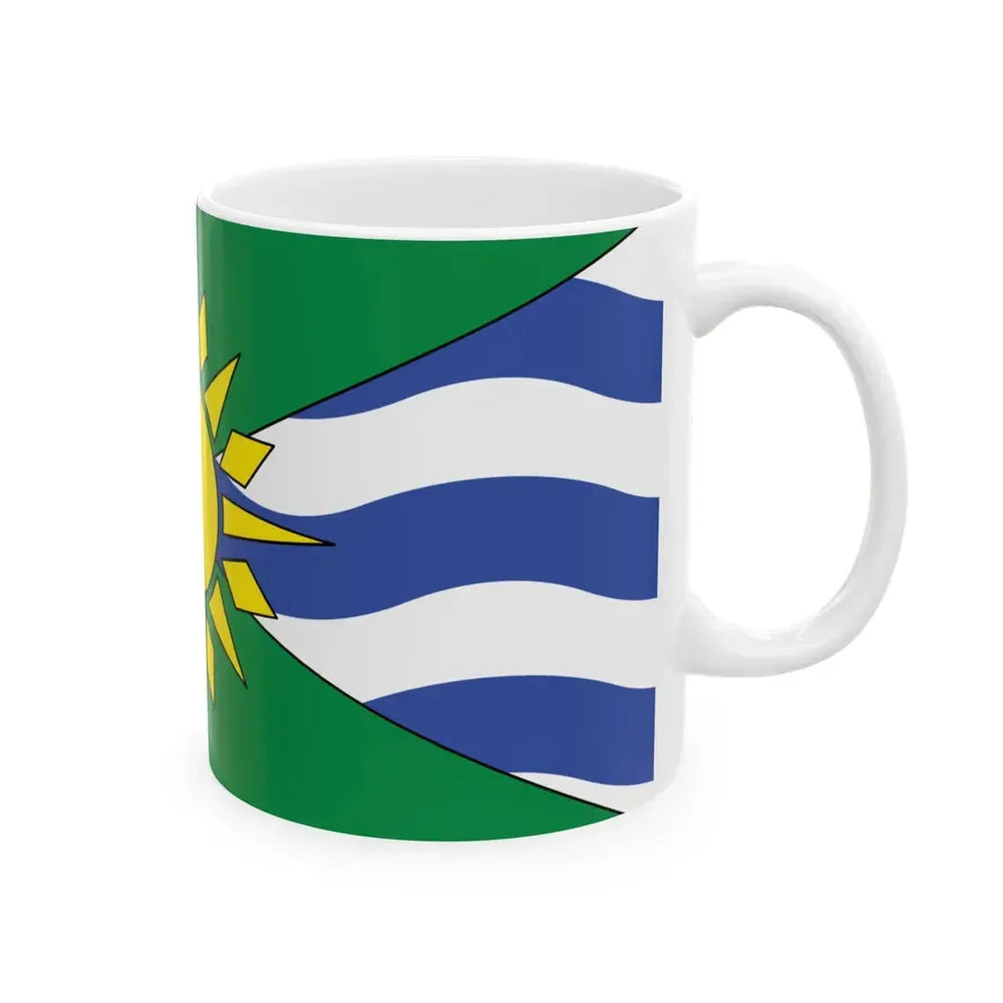 Flag of Orillia Canada (Canada) White Coffee Mug - Go Mug Yourself