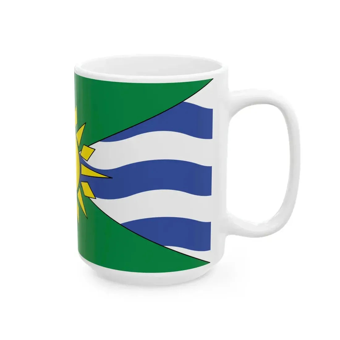 Flag of Orillia Canada (Canada) White Coffee Mug - Go Mug Yourself