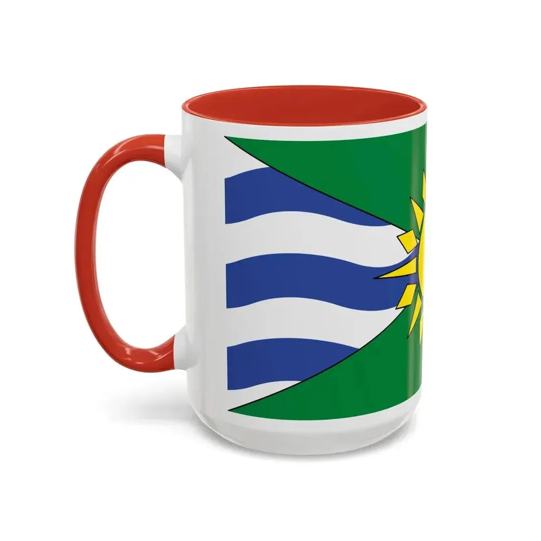 Flag of Orillia Ontario Canada - Accent Coffee Mug - Go Mug Yourself