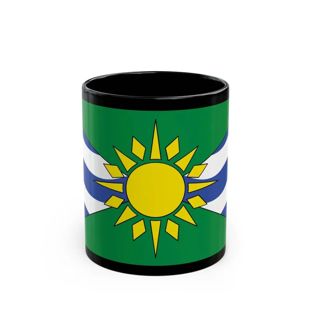Flag of Orillia Ontario Canada - Black Coffee Mug 11oz - Go Mug Yourself