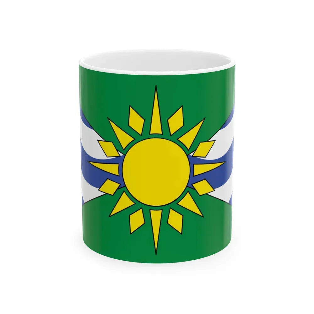 Flag of Orillia Ontario Canada - White Coffee Mug 11oz - Go Mug Yourself