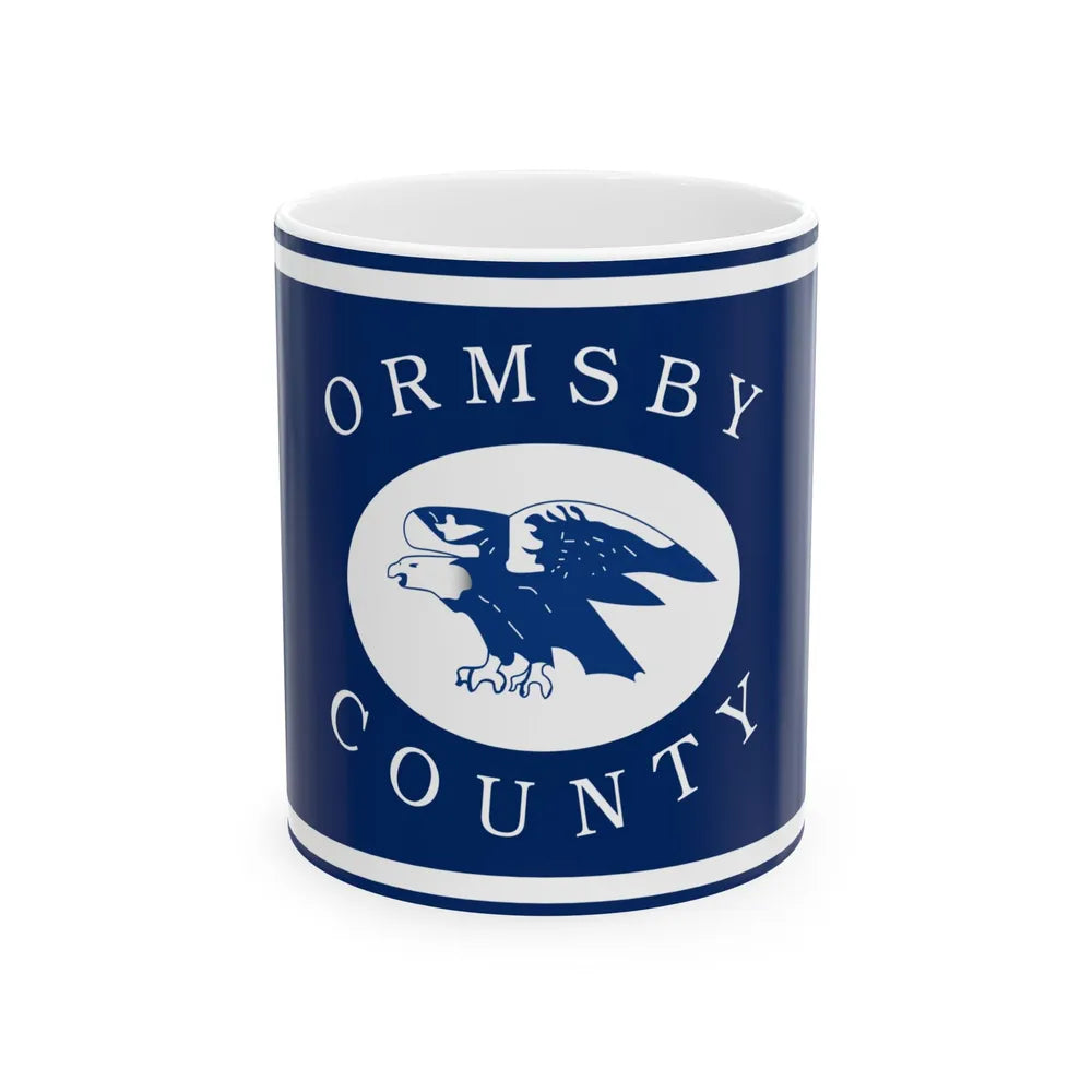 Flag of Ormsby County Nevada 1964-1969 (United States) White Coffee Mug 11oz - Go Mug Yourself