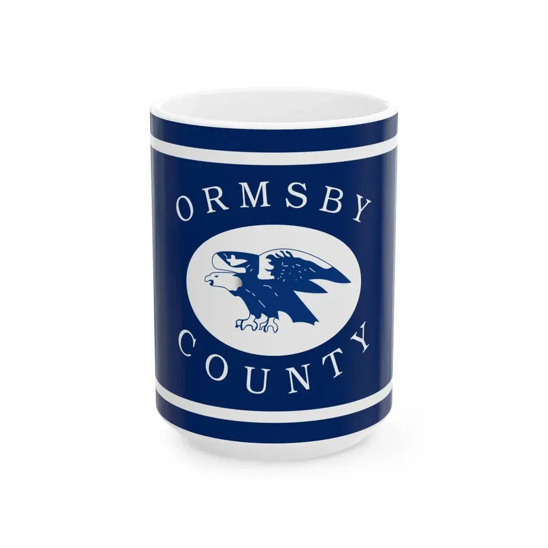 Flag of Ormsby County Nevada 1964-1969 (United States) White Coffee Mug 15oz - Go Mug Yourself