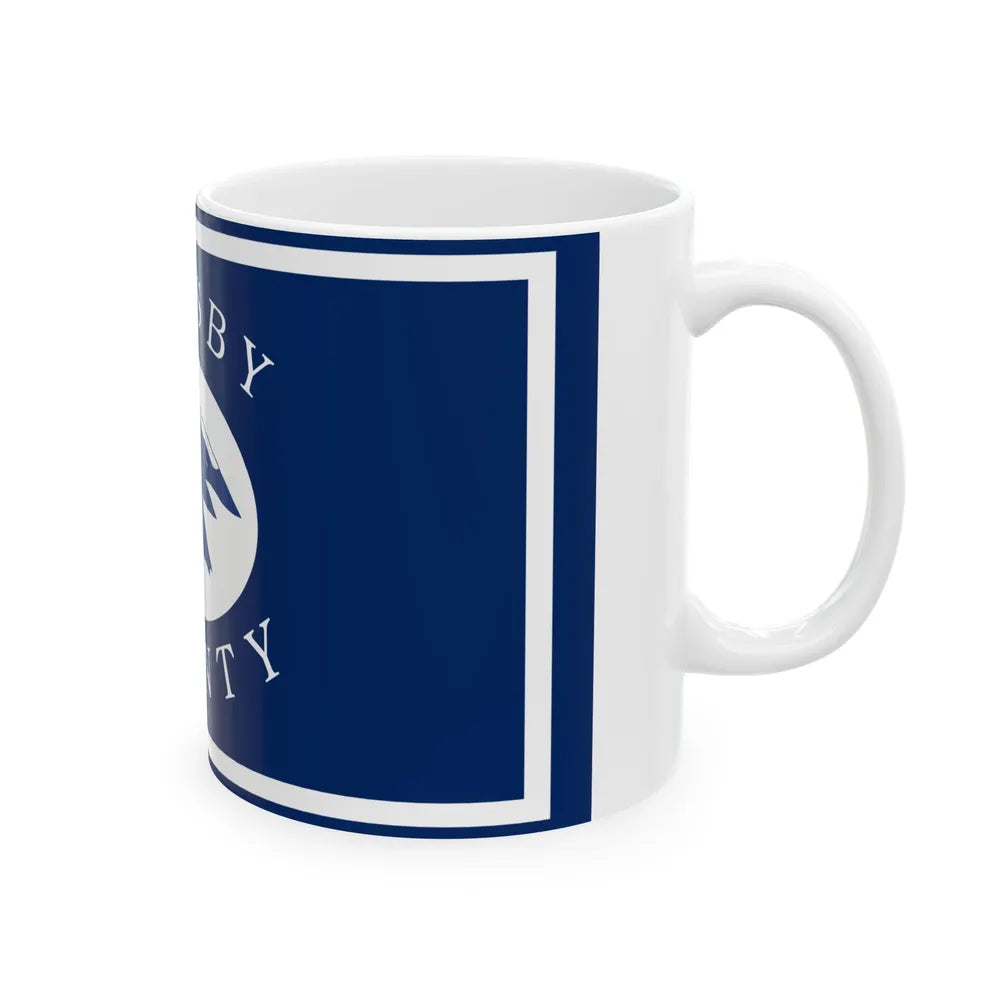 Flag of Ormsby County Nevada 1964-1969 (United States) White Coffee Mug - Go Mug Yourself