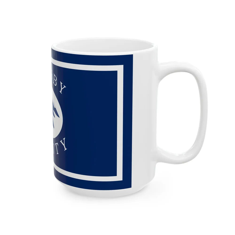 Flag of Ormsby County Nevada 1964-1969 (United States) White Coffee Mug - Go Mug Yourself